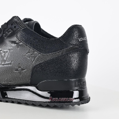 Buy Louis Vuitton LV Run Away Sneaker Black Iridescent Black 1A8KJG Quality Reps Replicas Shoes