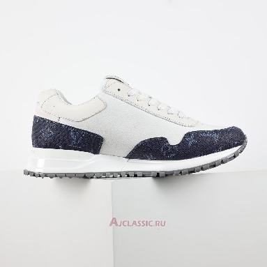 Buy Louis Vuitton LV Run Away Sneaker White Navy Blue Blue 1ADG4A Quality Reps Replicas Shoes