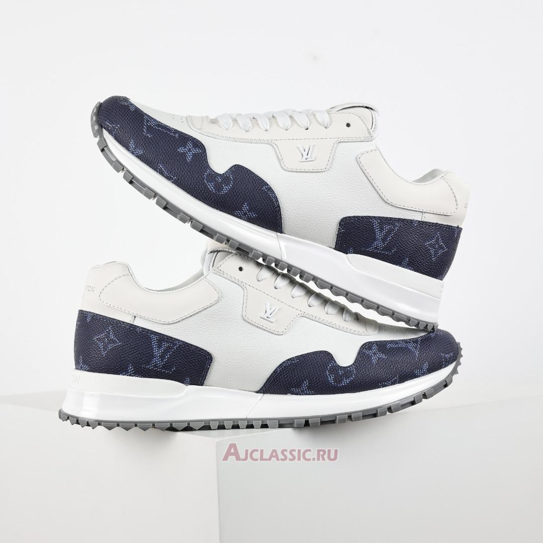 New Louis Vuitton LV Run Away Sneaker "White Navy Blue" 1ADG4A Shoes