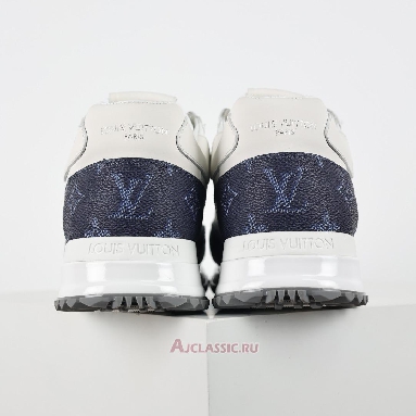 Buy Louis Vuitton LV Run Away Sneaker White Navy Blue Blue 1ADG4A Quality Reps Replicas Shoes