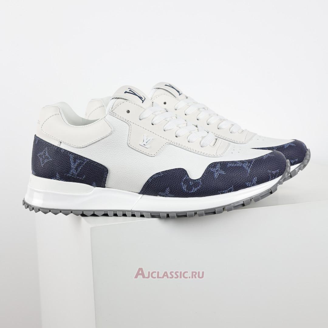 New Louis Vuitton LV Run Away Sneaker "White Navy Blue" 1ADG4A Shoes
