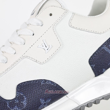 Buy Louis Vuitton LV Run Away Sneaker White Navy Blue Blue 1ADG4A Quality Reps Replicas Shoes