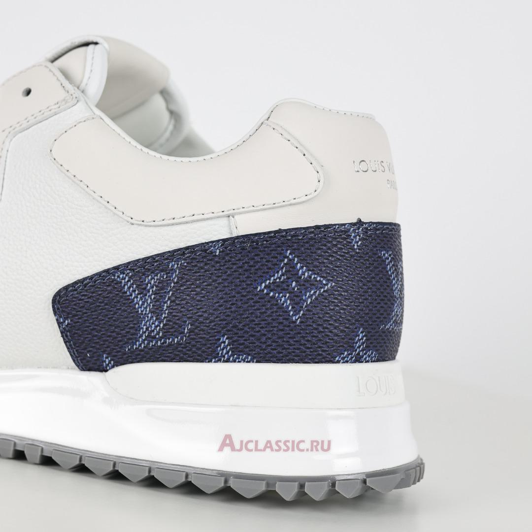 New Louis Vuitton LV Run Away Sneaker "White Navy Blue" 1ADG4A Shoes