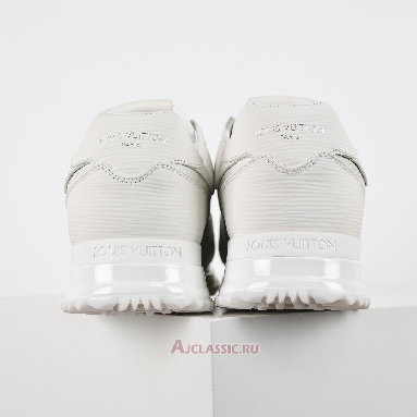 Buy Louis Vuitton LV Run Away Sneaker Monogram Embossed Leather White White 1A9ZK8 Quality Reps Replicas Shoes