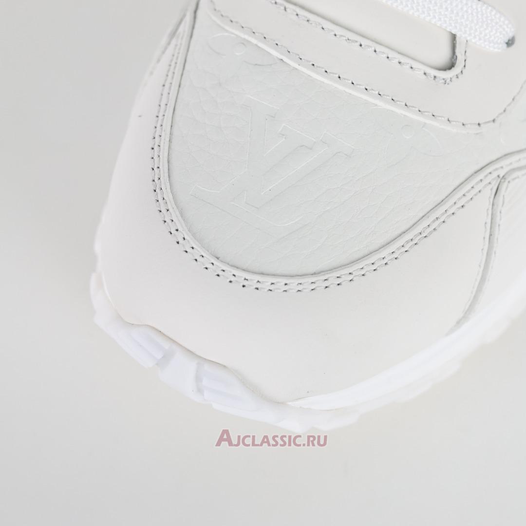 New Louis Vuitton LV Run Away Sneaker "Monogram Embossed Leather White" 1A9ZK8 Shoes