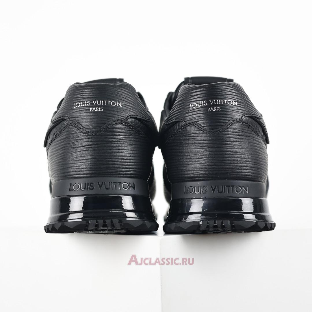 New Louis Vuitton LV Run Away Sneaker "Monogram Embossed Leather Black" 1A9ZKQ Shoes