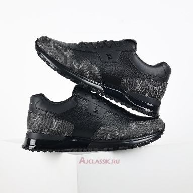 Buy Louis Vuitton LV Run Away Sneaker Black Gray Monogram Black 1ADG65 Quality Reps Replicas Shoes