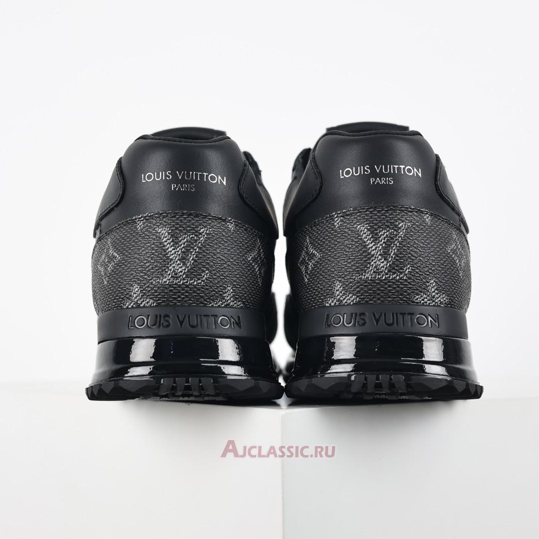 New Louis Vuitton LV Run Away Sneaker "Black Gray Monogram" 1ADG65 Shoes