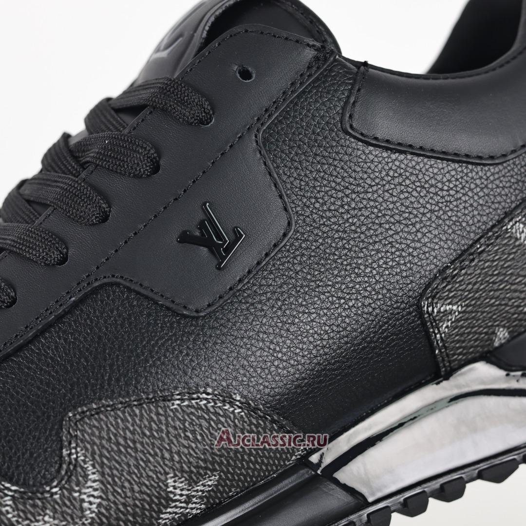 New Louis Vuitton LV Run Away Sneaker "Black Gray Monogram" 1ADG65 Shoes