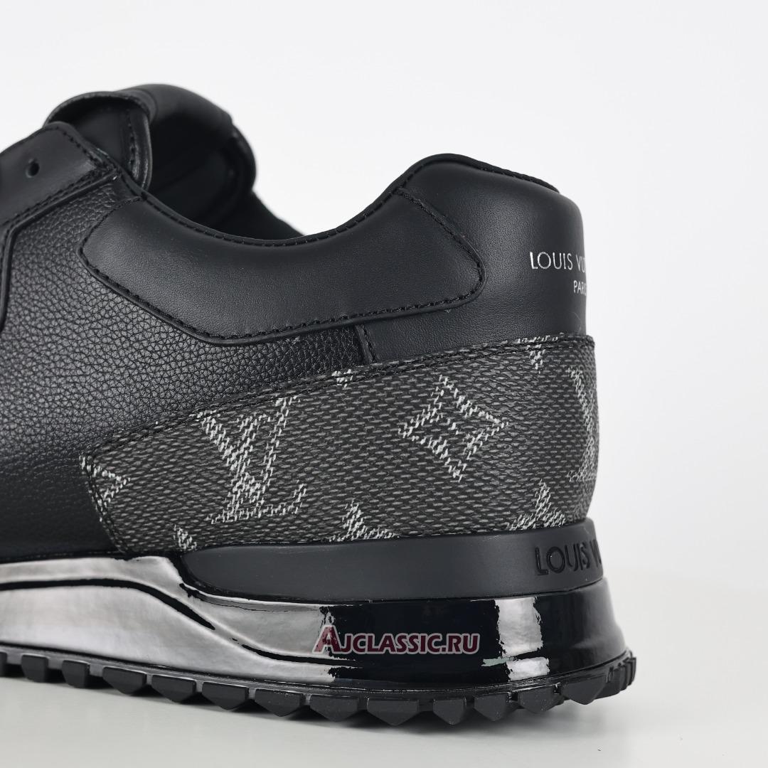 New Louis Vuitton LV Run Away Sneaker "Black Gray Monogram" 1ADG65 Shoes