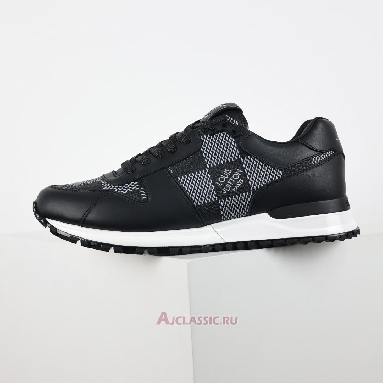Buy Louis Vuitton LV Run Away Sneaker Black White Damier Black 1ACW1L Quality Reps Replicas Shoes