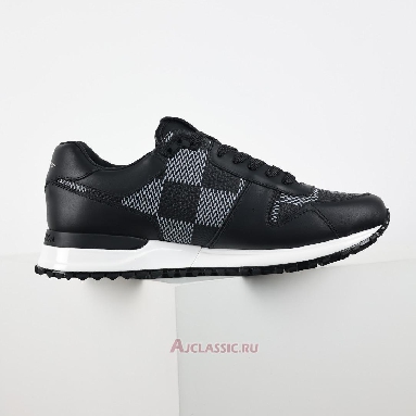 Buy Louis Vuitton LV Run Away Sneaker Black White Damier Black 1ACW1L Quality Reps Replicas Shoes