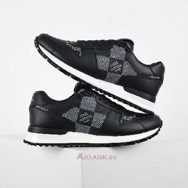 Buy Louis Vuitton LV Run Away Sneaker Black White Damier Black 1ACW1L Quality Reps Replicas Shoes