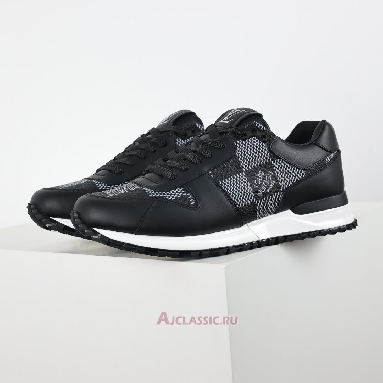 Buy Louis Vuitton LV Run Away Sneaker Black White Damier Black 1ACW1L Quality Reps Replicas Shoes