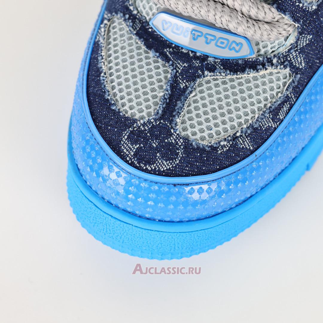 New Swarovski x Louis Vuitton LV Skate Sneaker "Blue Monogram" 1ABMHC Shoes