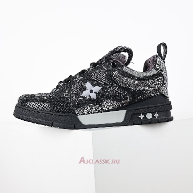 Buy Swarovski x Louis Vuitton LV Skate Sneaker Black Monogran Black 1ABMHV-2 Quality Reps Replicas Shoes