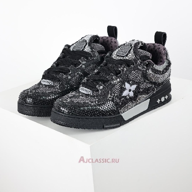Buy Swarovski x Louis Vuitton LV Skate Sneaker Black Monogran Black 1ABMHV-2 Quality Reps Replicas Shoes