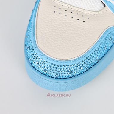 Buy Louis Vuitton LV Trainers Sneaker Blue Beige Crystal Blue 1AHTVK-2 Quality Reps Replicas Shoes