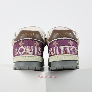 Buy Louis Vuitton LV Trainers Sneaker Brown Beige Purple Brown 1AC51J-2 Quality Reps Replicas Shoes