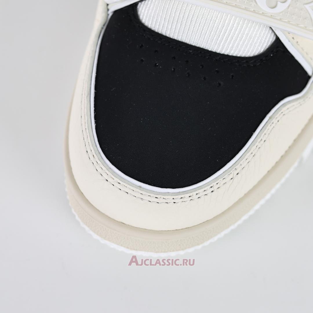 New Louis Vuitton LV Trainers Sneaker "Cream Black" 1ACW3K Shoes