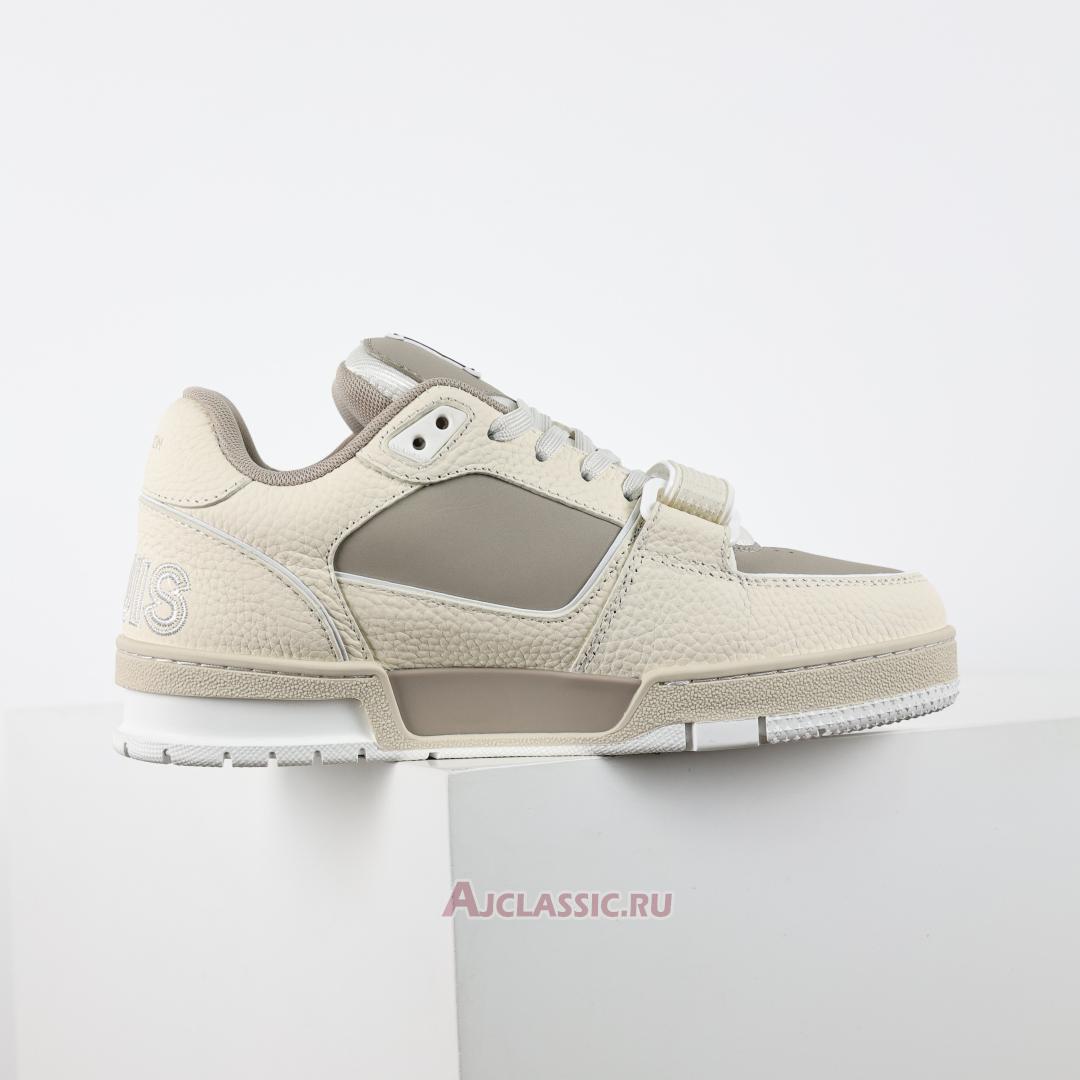 New Louis Vuitton LV Trainers Sneaker "Monogram Flower Beige" 1ACW44 Shoes