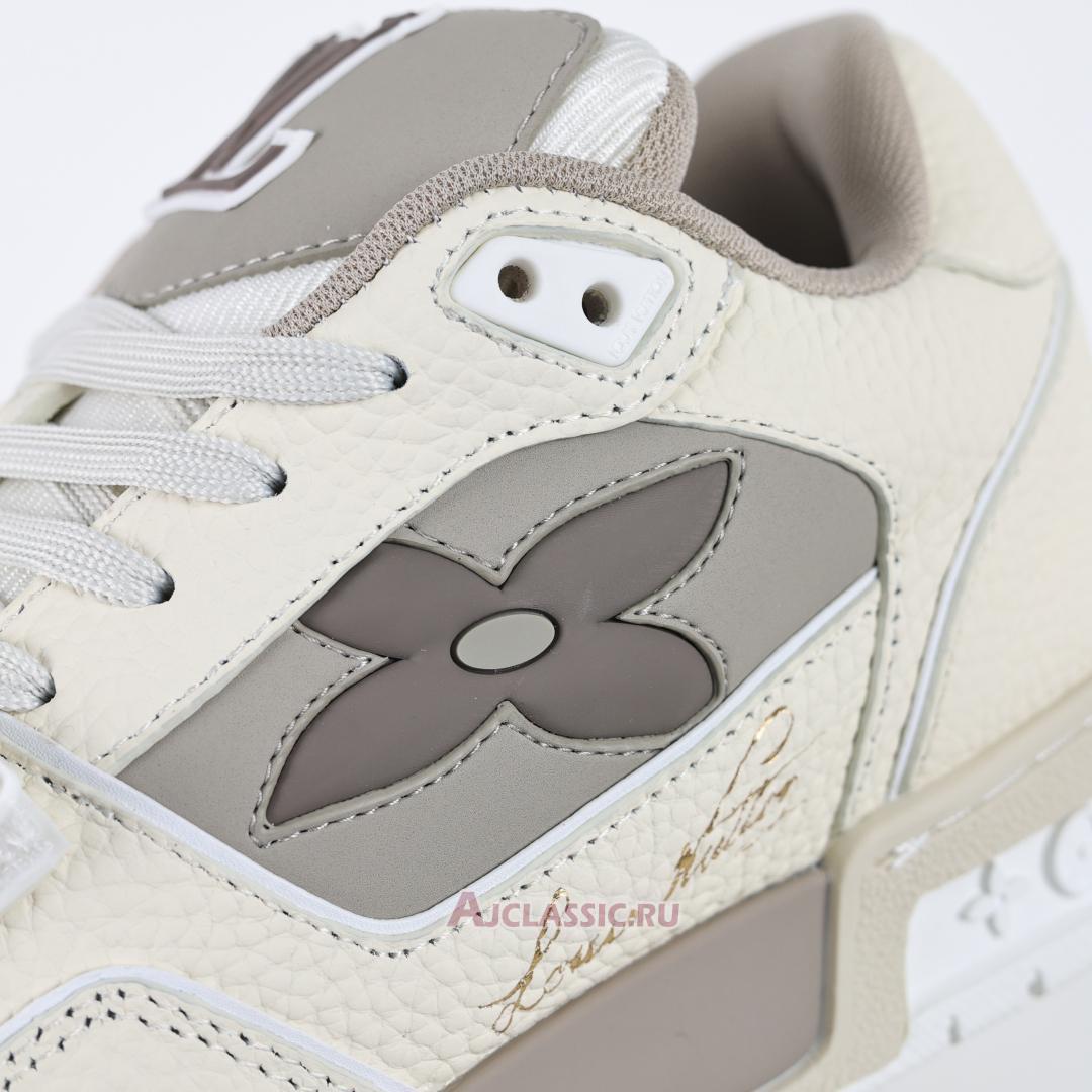 New Louis Vuitton LV Trainers Sneaker "Monogram Flower Beige" 1ACW44 Shoes