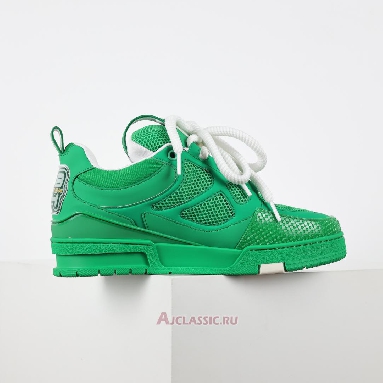 Buy Louis Vuitton LV Skate Sneaker Green White Green 1AHDCF Quality Reps Replicas Shoes
