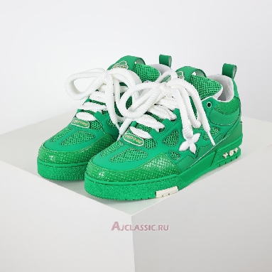 Buy Louis Vuitton LV Skate Sneaker Green White Green 1AHDCF Quality Reps Replicas Shoes