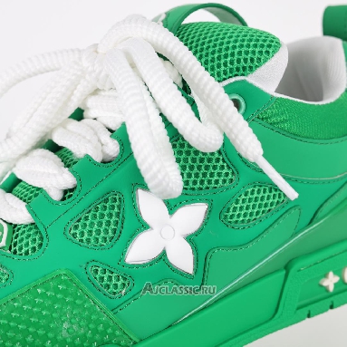 Buy Louis Vuitton LV Skate Sneaker Green White Green 1AHDCF Quality Reps Replicas Shoes