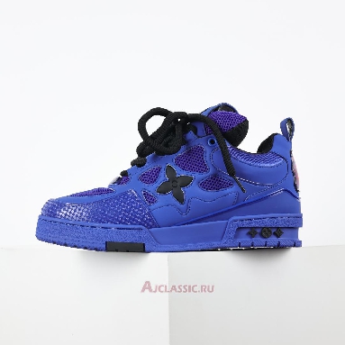 Buy Louis Vuitton LV Skate Sneaker Blue Black Blue 1AHDCY Quality Reps Replicas Shoes