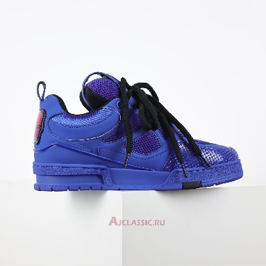 Buy Louis Vuitton LV Skate Sneaker Blue Black Blue 1AHDCY Quality Reps Replicas Shoes