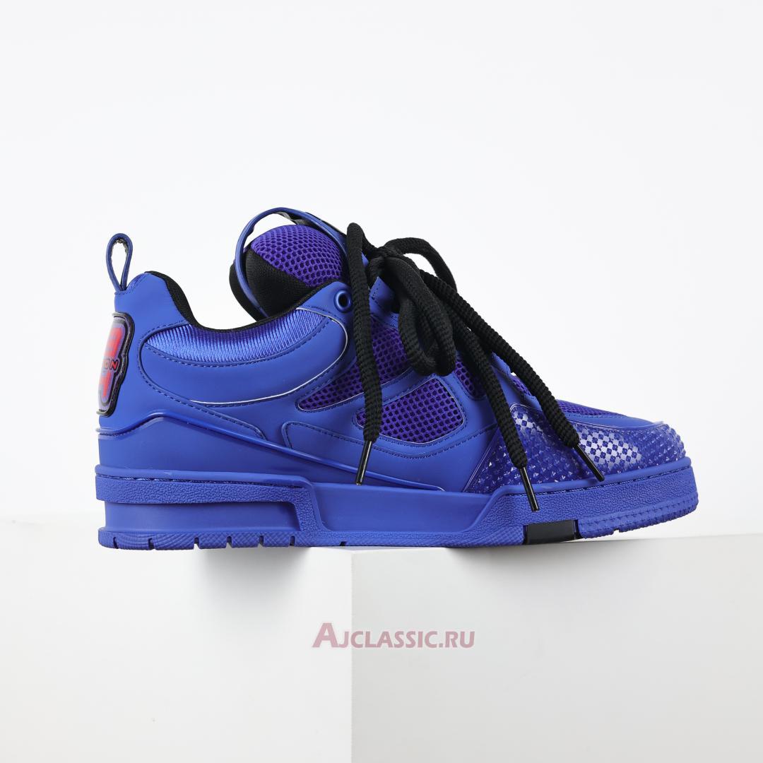 New Louis Vuitton LV Skate Sneaker "Blue Black" 1AHDCY Shoes