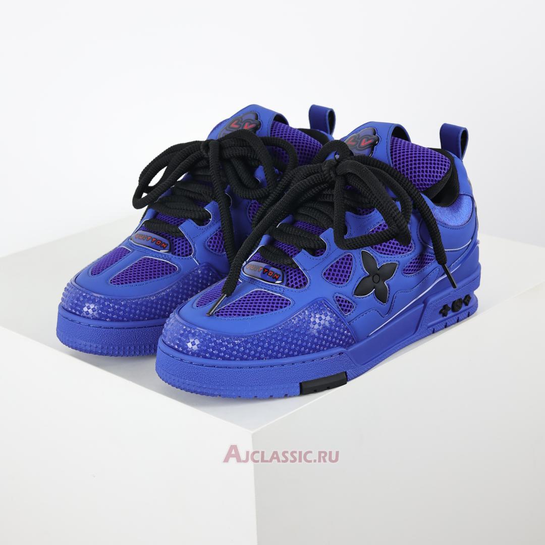 New Louis Vuitton LV Skate Sneaker "Blue Black" 1AHDCY Shoes