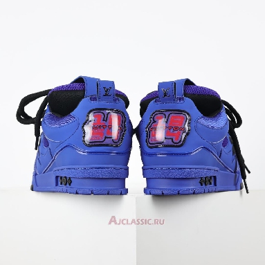 Buy Louis Vuitton LV Skate Sneaker Blue Black Blue 1AHDCY Quality Reps Replicas Shoes