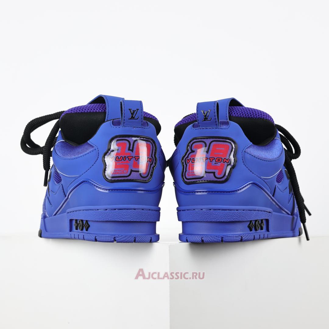 New Louis Vuitton LV Skate Sneaker "Blue Black" 1AHDCY Shoes