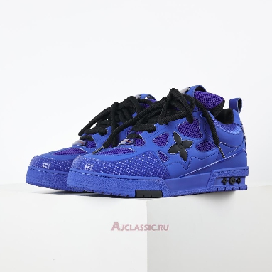 Buy Louis Vuitton LV Skate Sneaker Blue Black Blue 1AHDCY Quality Reps Replicas Shoes