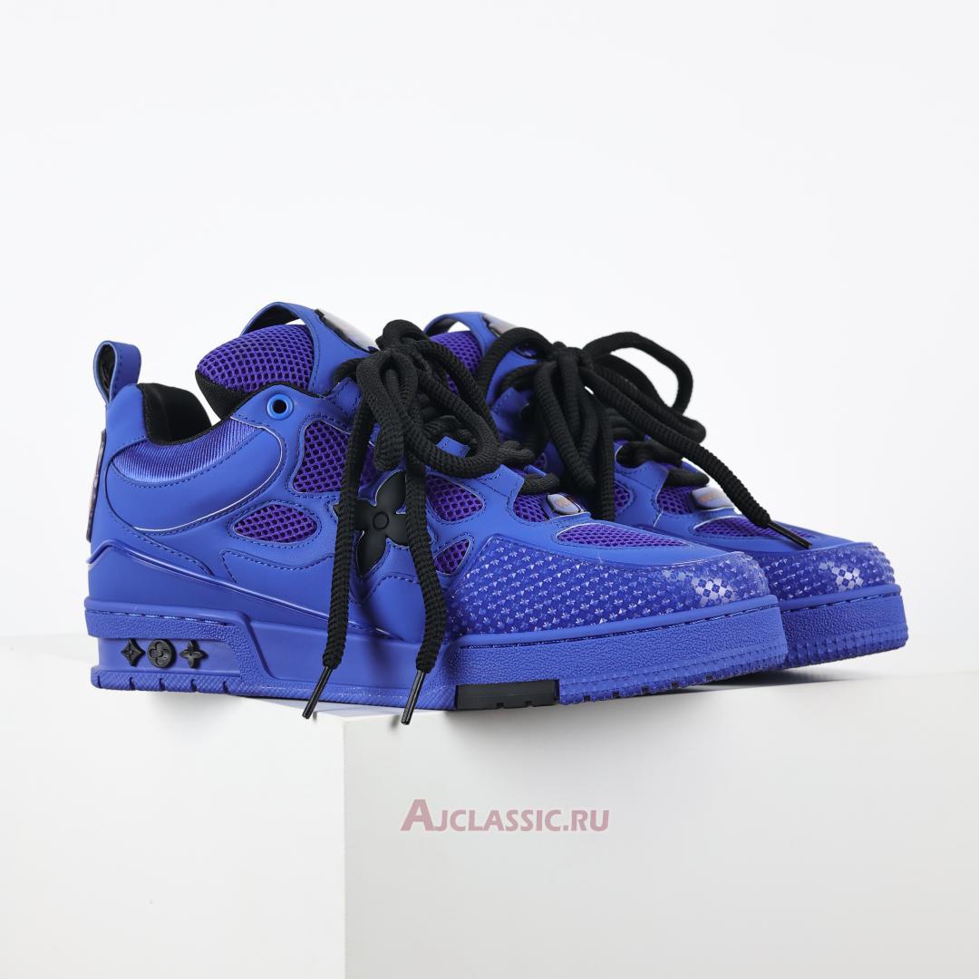 New Louis Vuitton LV Skate Sneaker "Blue Black" 1AHDCY Shoes