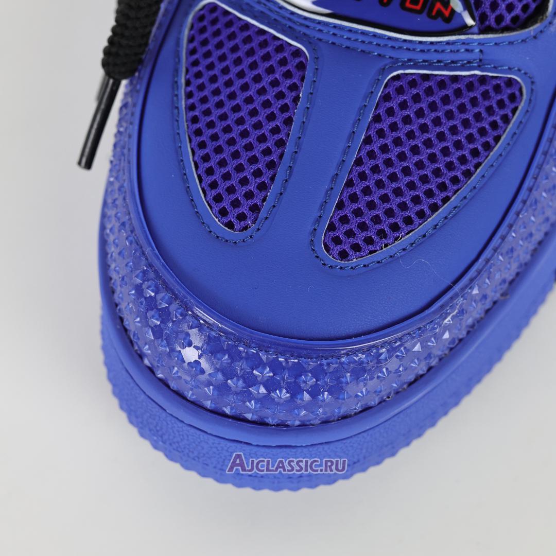 New Louis Vuitton LV Skate Sneaker "Blue Black" 1AHDCY Shoes