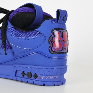 Buy Louis Vuitton LV Skate Sneaker Blue Black Blue 1AHDCY Quality Reps Replicas Shoes