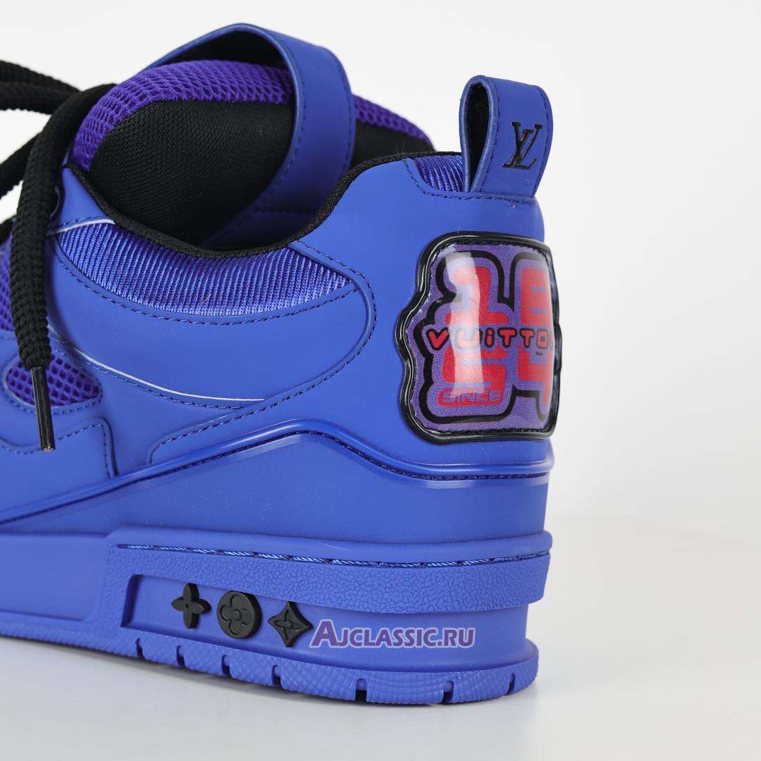 New Louis Vuitton LV Skate Sneaker "Blue Black" 1AHDCY Shoes