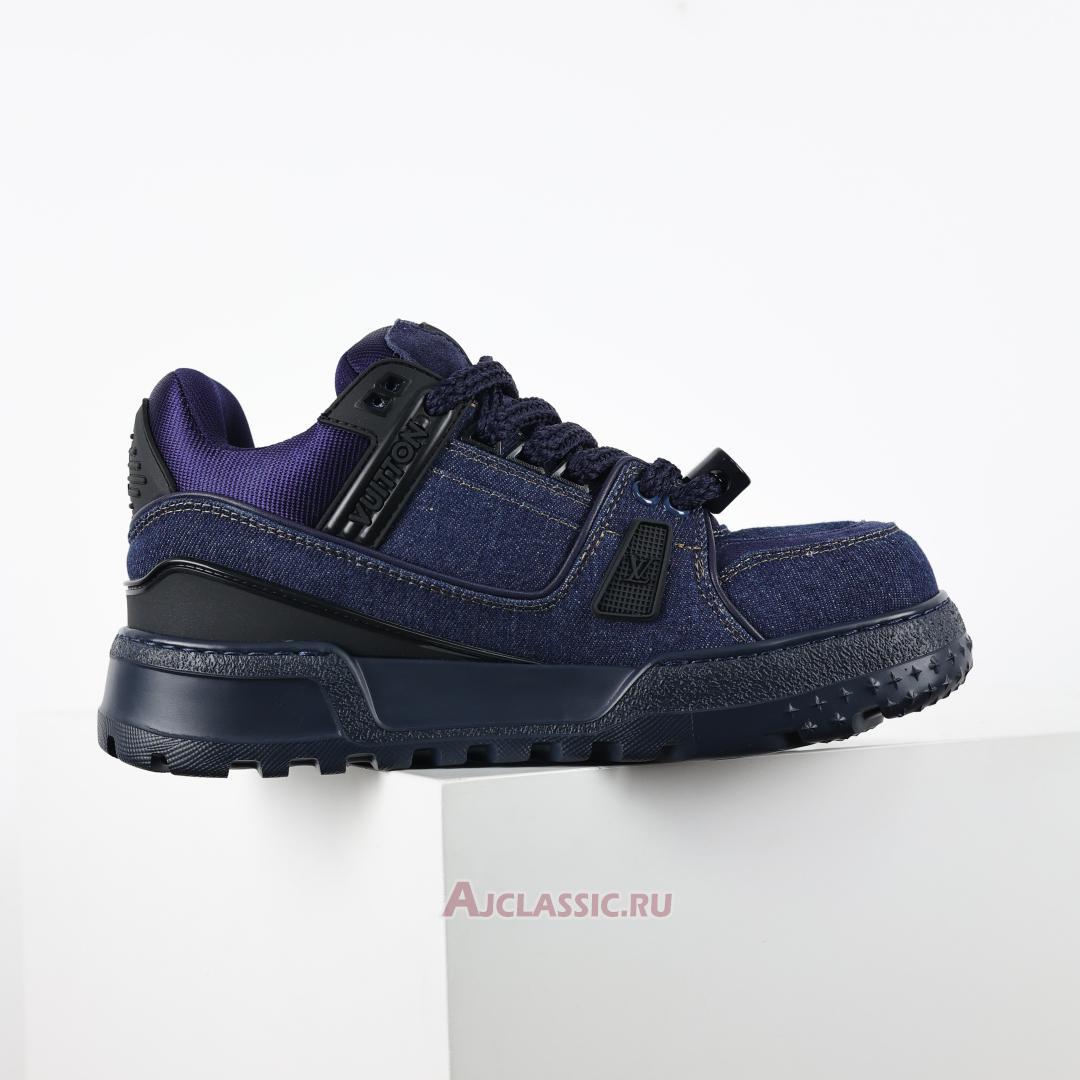 New Louis Vuitton LV Trainer Maxi Sneaker "Blue Denim" 1AD6FX-2 Shoes