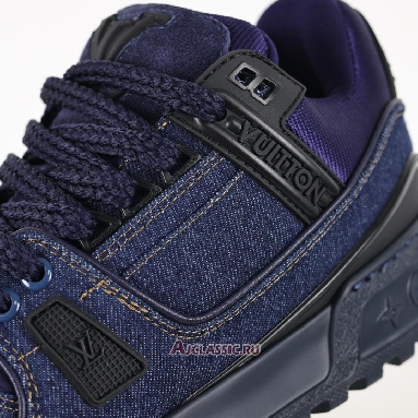 Buy Louis Vuitton LV Trainer Maxi Sneaker Blue Denim Blue 1AD6FX-2 Quality Reps Replicas Shoes