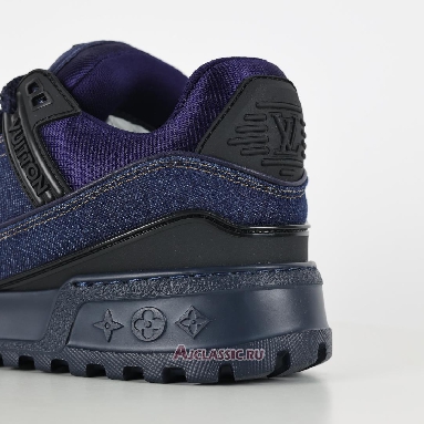 Buy Louis Vuitton LV Trainer Maxi Sneaker Blue Denim Blue 1AD6FX-2 Quality Reps Replicas Shoes