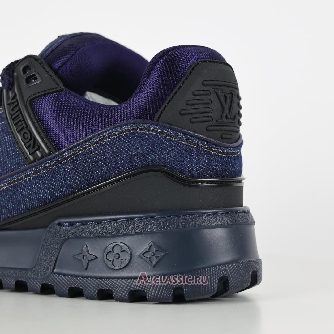 New Louis Vuitton LV Trainer Maxi Sneaker "Blue Denim" 1AD6FX-2 Shoes