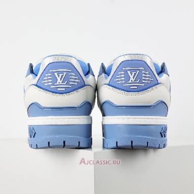 Buy Louis Vuitton LV Trainer Maxi Sneaker White Sky Blue Blue 1ACRLE Quality Reps Replicas Shoes