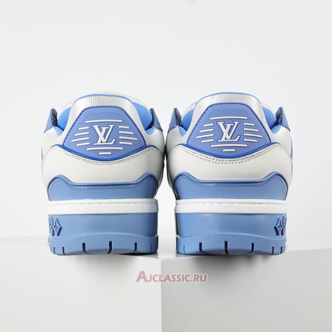 New Louis Vuitton LV Trainer Maxi Sneaker "White Sky Blue" 1ACRLE Shoes