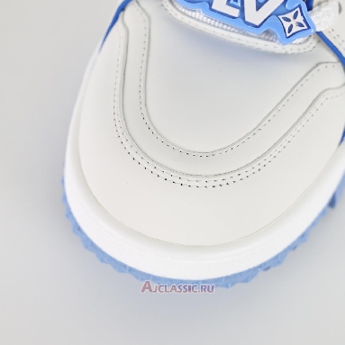 Buy Louis Vuitton LV Trainer Maxi Sneaker White Sky Blue Blue 1ACRLE Quality Reps Replicas Shoes