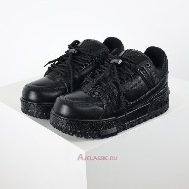 Buy Louis Vuitton LV Trainer Maxi Sneaker Black Black 1ADEUO-2 Quality Reps Replicas Shoes