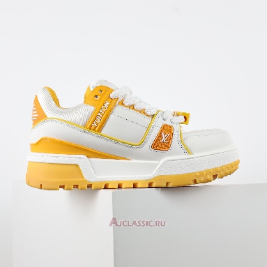 Buy Louis Vuitton LV Trainer Maxi Sneaker White Yellow Yellow 1ACPQP-2 Quality Reps Replicas Shoes