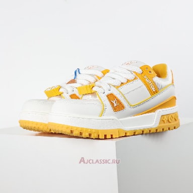 Buy Louis Vuitton LV Trainer Maxi Sneaker White Yellow Yellow 1ACPQP-2 Quality Reps Replicas Shoes